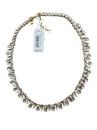 NWT J.Crew Crystal Cluster Necklace SRP $98 | eBay