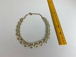 Vintage Coro Signed Leaf Leaves Necklace Goldtone Good Condition | eBay