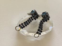 Vintage Dante Multi Faceted Sapphire Blue Glass Cufflinks - Etsy