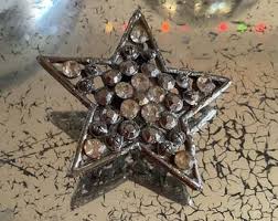 Vintage Star Brooch - Etsy
