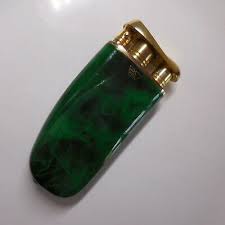 Lighter Metal Plated Gold Bakelite Green Yellow Vintage Art Deco Design 20th | eBay