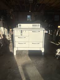 Vintage Roper White Enamel Gas Stove 1940s Antique Kitchen ...