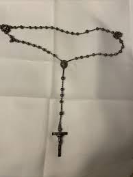 Vintage ROSARY Sterling Silver Old Filigree Beaded Rosary 3 ...