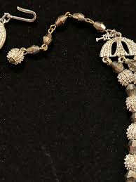 Vintage 1950s Crown Trifari 3 Strand Silver Tone Necklace ...