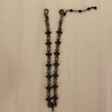 Jewelry | Yvonne Christa Sterling Silver Necklace With Black ...