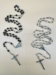 Vintage 2 Set Of Glass Rosaries | eBay