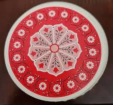 Vintage 1960-70s Souvenir Round Hawaiian Cased Playing ...