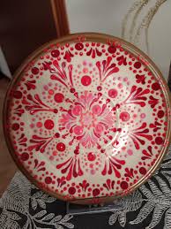 Hand-decorated Ceramic Plate - Etsy Israel