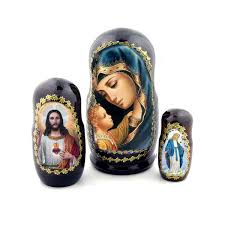 Jesus & Mary Nesting Dolls | The Catholic Company®