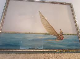 NAUTICAL WALL DECOR SIGNED-FRAMED WATERCOLOR | eBay