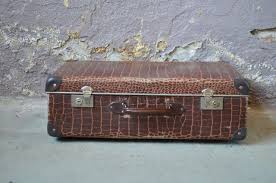 Vintage Brown Suitcase, 1950s for sale at Pamono