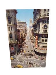 Postcard 1960's Street View Powell and Market Streets San Francisco California | eBay