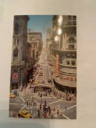 Vintage Powell At Market Street San Francisco California Postcard | eBay