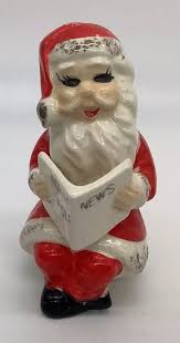 Vintage Relco Santa & Mrs Claus Salt & Pepper Shaker in ...