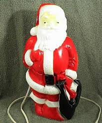 Vtg 1968 EMPIRE ILLUMINATED SANTA CHRISTMAS BLOW MOLD ...