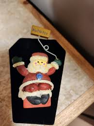 Vintage Christmas Santa Resin Brooch - Etsy