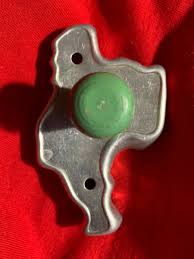 Santa Claus Cookie Cutter Green Wooden Knob Handle Aluminum ...