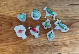 Vintage Metal Cookie Cutter With Wood Handle - Etsy