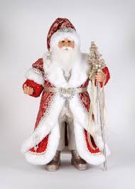 Lighted Red Couture Santa - Decorator's Warehouse