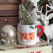 Vintage 1980s White Jolly Santa Mug – 11 Oz Capacity - Pick Your Favorite - Etsy