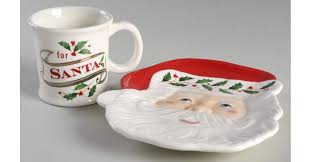 Holiday (Dimension) 2 Pc "Cookies for Santa" Set by Lenox | Replacements, Ltd.