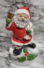 Vintage Seymour Mann Santa Music Box. Christmas. Toys. Holly ...