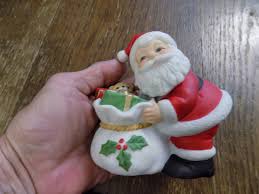 Vtg HOMCO Christmas Classic Santa Claus w sack toys 5410 ...