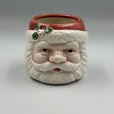 Vtg Papel Freelance Santa Claus Votive Candle Holders L85432 ...