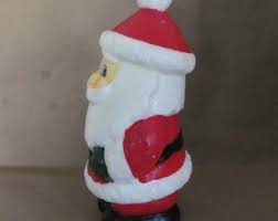 Vintage Christmas Candle, 1970's Santa Candle, Unused Large ...