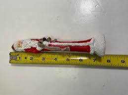 7 1/2" Tall Resin Skinny Pencil Santas Christmas Figurines | eBay