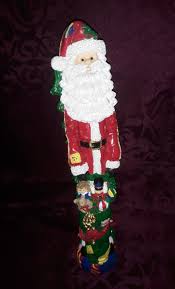 Dillards Trimmings Vintage 15” Pencil Santa Figurine( No Box) | eBay