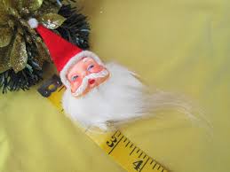 Santa Claus Face Brooch Pin Antique Santa Brooch Christmas Pin Brooch Extra Long Spun Cotton Beard W Hat Japan - Etsy