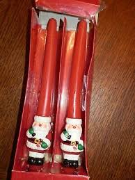 Vintage American Greetings Taper Candles Christmas Santa ...