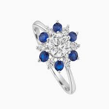 Art Deco Flower Ring – Contessa di Capri