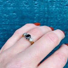 Vintage 18k Sapphire and Diamond Ring – GSL