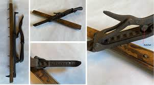 Antique carpet stretchers - Atelier de Hahn