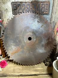 Vintage Industrial Salvage, Metal 21” SAWMILL Blade, Farm ...