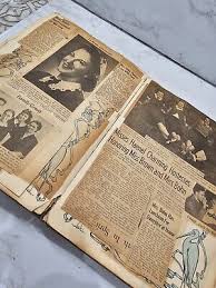 1930s Antique Photo Diary 30+ Pages, Photos Ads Newspaper Family Story + More !! | eBay