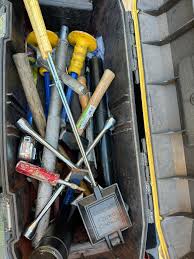 Tools Tool Box Nails Hammer Concrete chisel for Sale in San Leandro, CA - OfferUp