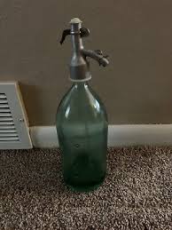 vintage seltzer bottle Teal Green | eBay