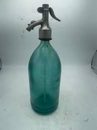 Green Seltzer Bottle | Chairish