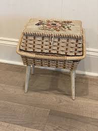 Sewing/knitting Basket on Legs - Etsy