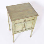 Pair of Vintage Italian Chinoiserie Painted Neo Classic Stands