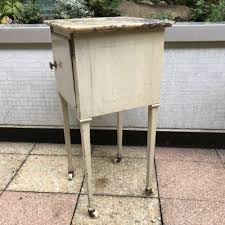 Sheet Metal Night Table circa 1900-en