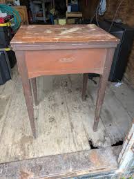 Vtg Sears Kenmore Sewing Machine Cabinet Desk Table Fold Down w/ Hinges | eBay
