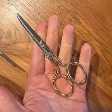 Gold-Handled Sewing Scissors — Green Witch Vintage & Handmade