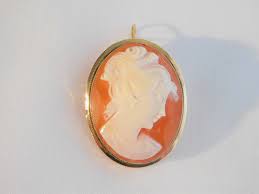 15k Gold Cameo Brooch and Pendant, Vintage Cameo 15 K Gold ...