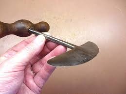 Antique Hand Forged Food Chopper Roller w/Nicely Turned ...