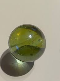 Marble. VTG. Transparant with bubbles and some smokey brown color inside. | eBay