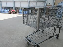 Older carts. Who here has stores that still carry grey ones? This one has no aftermarket parts and (original?) straps. Cart is dated 8-06. : r/walmart